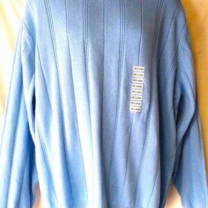 Men's Blue Crewneck Sweater XXL NWT